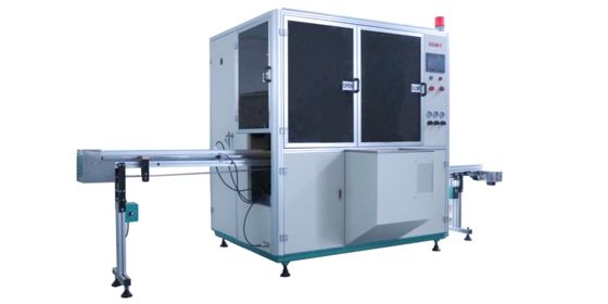 ১-রঙিন প্রতি মিনিটে ৫০ পিস স্বয়ংক্রিয় জার এবং বোতল ক্যাপ ইউভি স্ক্রিন প্রিন্টিং মেশিন