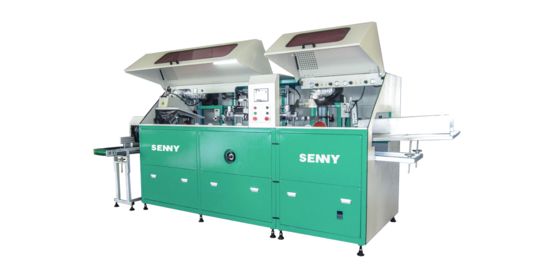 3-8L 35 পিসি/মিনিট স্বয়ংক্রিয় প্লাস্টিকের গোলাকার বালতি ইউভি স্ক্রিন প্রিন্টিং মেশিন