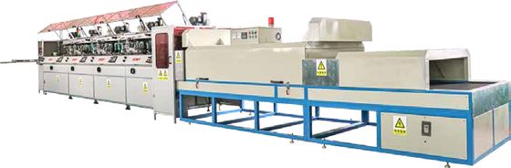 1-8 Color 50pcs/Min Fully Automatic Silk Screen Printing Machine Servo-Driven IR