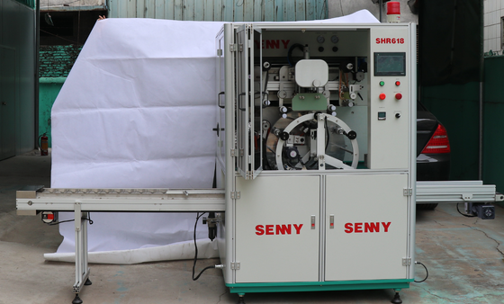 SHR618 স্বয়ংক্রিয় হট-স্ট্যাম্পিং মেশিন 3000pcs/hr পর্যন্ত সার্ভো মোটর এবং রেজিস্ট্রেশন ফাংশন সহ