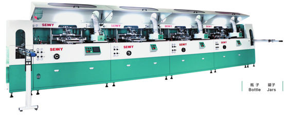 OEM 6000pcs/Hr 8 রঙের স্ক্রিন প্রিন্টিং মেশিন কনটেইনার জন্য