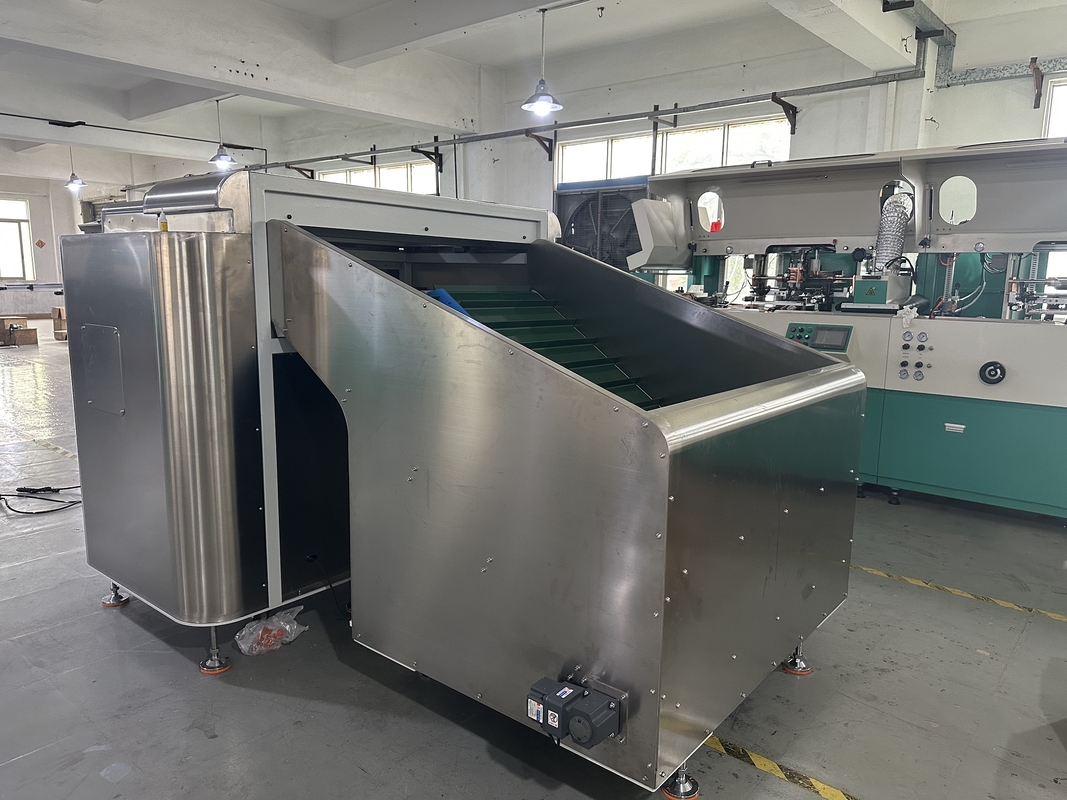 সম্পূর্ণ স্বয়ংক্রিয় বোতল স্ক্রিন প্রিন্টার, নলাকার পাত্রের জন্য, প্রতি মিনিটে 100 পিস