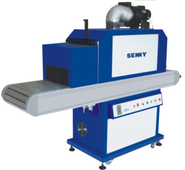 UV200RF প্লাস্টিক কন্টেইনারের জন্য স্টেইনলেস স্টিল বেল্ট সহ UV নিরাময় মেশিন