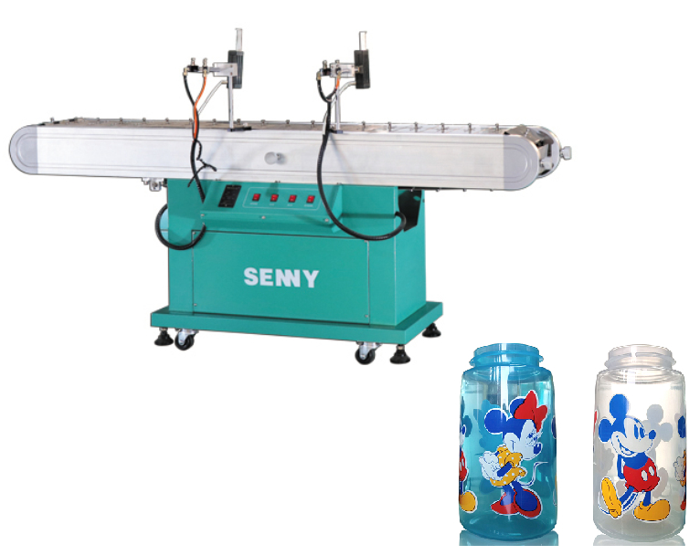 100W শিখা ট্রিটমেন্ট আধা-স্বয়ংক্রিয় মেশিন এসজিএস সার্টিফিকেশন 3000 পিস/ঘণ্টা।