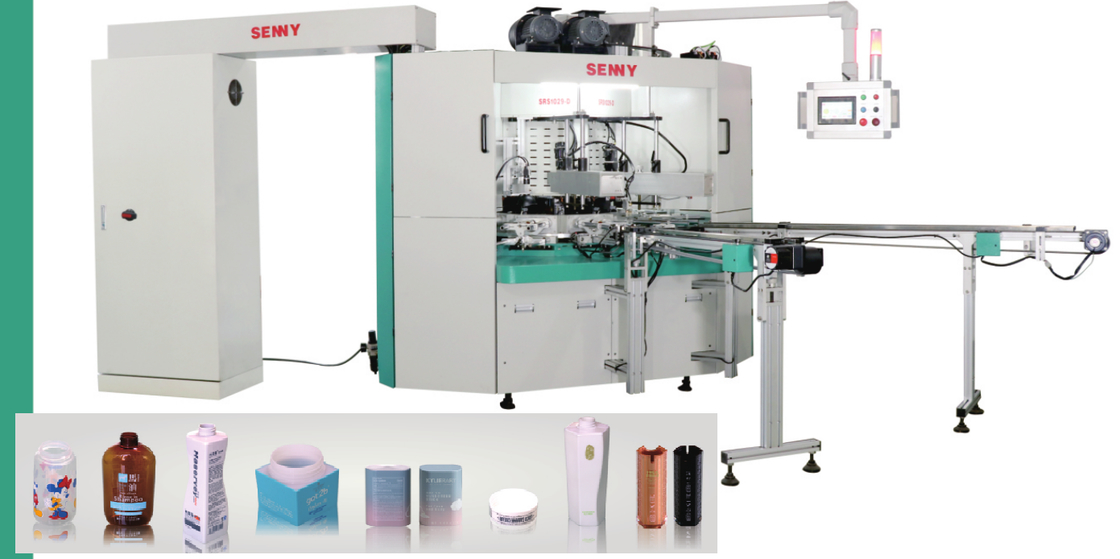 4 Colors Fully Automatic Screen Printing Machine For Glass Tubes 45pcs/Min