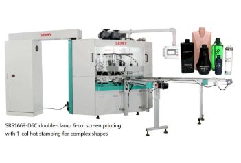 6 স্টেশন 25 পিসি/মিনিট মাল্টিকালার স্ক্রিন প্রিন্টিং মেশিন ক্যাপের জন্য আইএসও