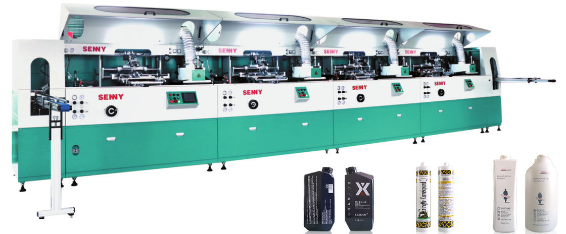 কনটেইনারটির জন্য OEM 6000pcs / ঘন্টা 8 রঙিন স্ক্রিন প্রিন্টিং মেশিন