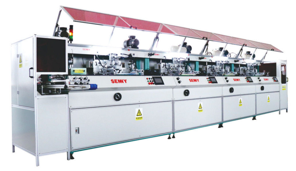 6000pcs/Hr 12 রঙের বোতল সিল্ক স্ক্রিন প্রিন্টিং মেশিন সিই সার্টিফিকেশন