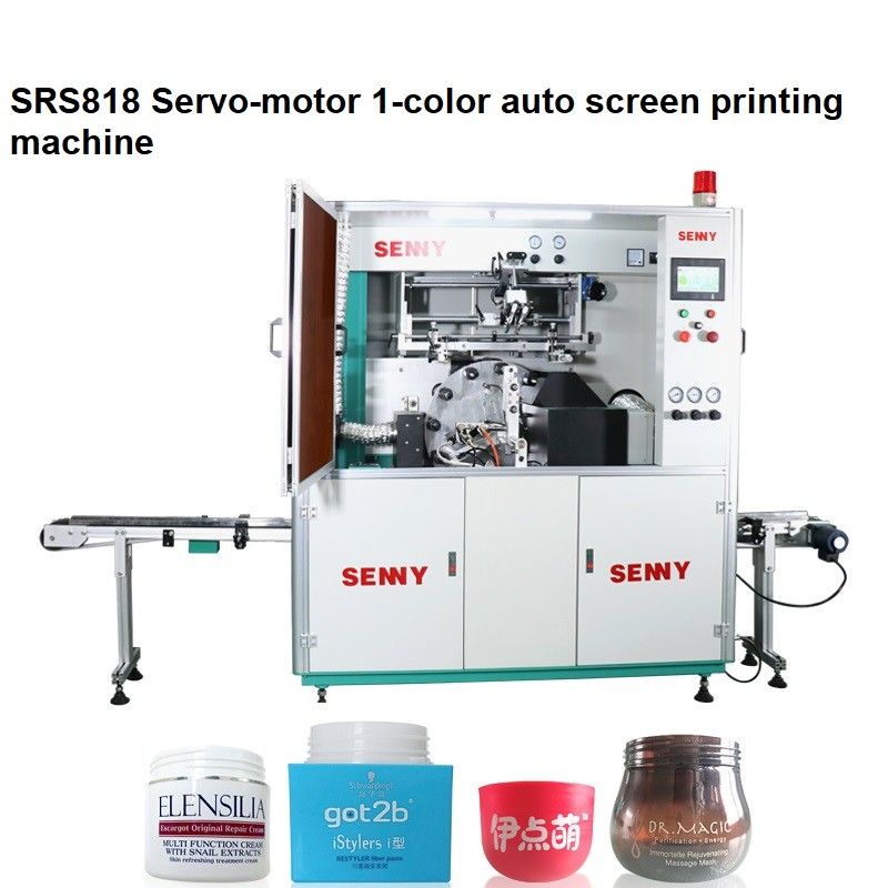 একক রঙ 5000pcs / ঘন্টা সম্পূর্ণ স্বয়ংক্রিয় স্ক্রিন প্রিন্টিং মেশিন 250x150 মিমি