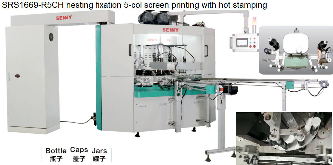 50Hz Multicolor Screen Printing Machine, 45pcs/Min রোটারি স্ক্রিন প্রিন্টার পণ্য